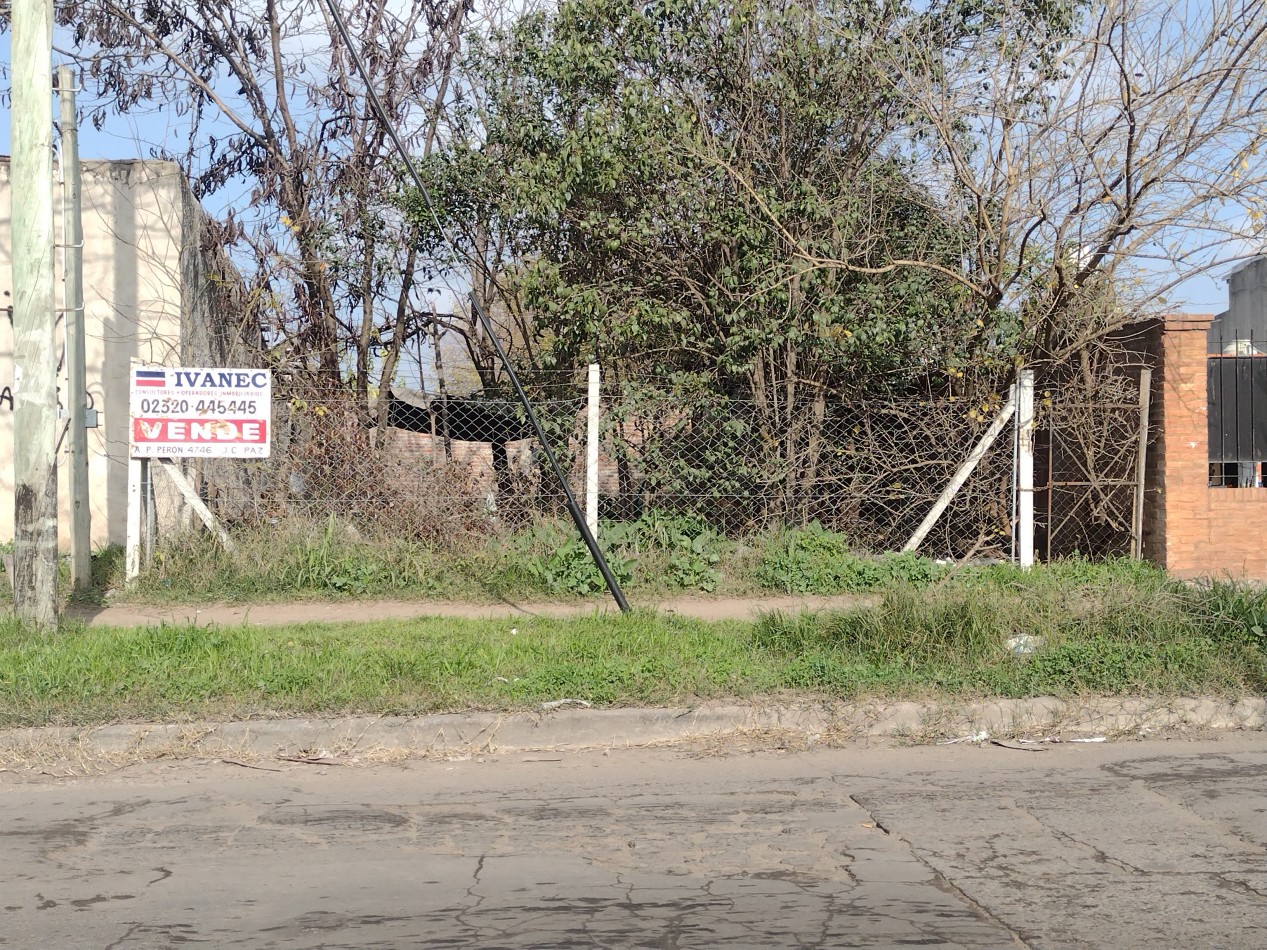 LOTE BALDIO SOBRE CALLE BUTLER